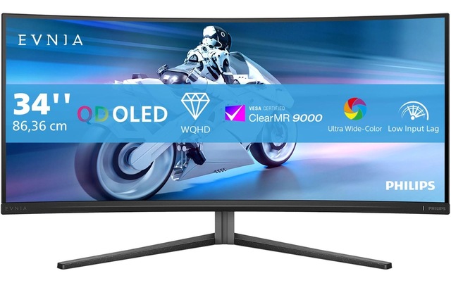 Philips Curved-Gaming-Monitor »34M2C6500/00« 86,02 cm/34 ″  3440 x 1440 px UWQHD