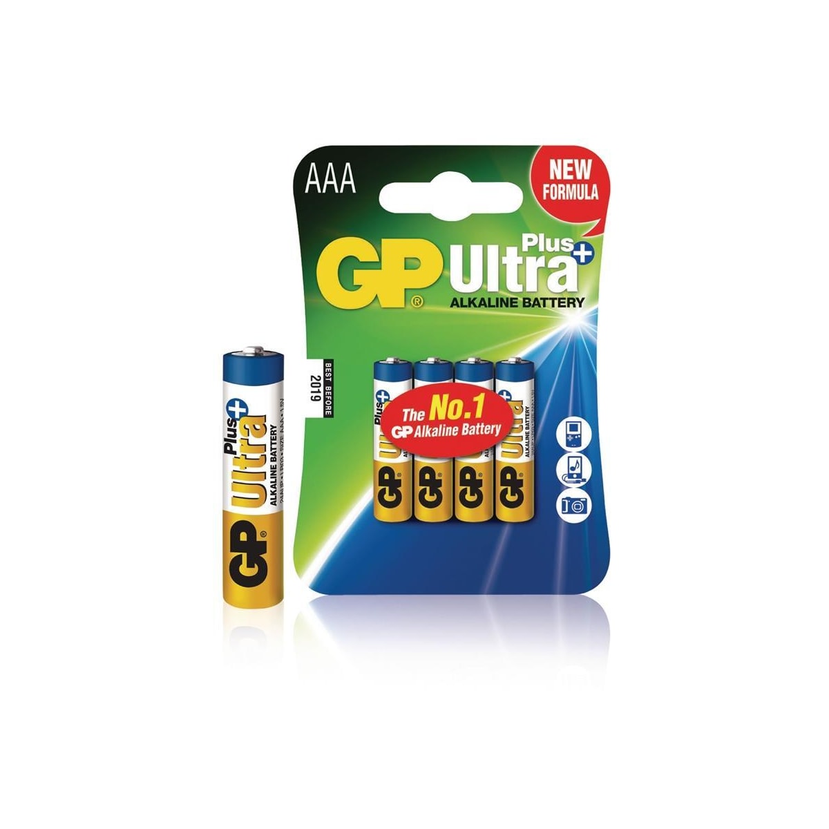 Alkaline Batteri AAA 1.5 V Ultra+ 4-Blister