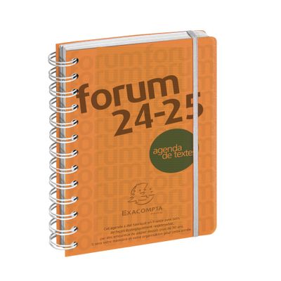 Agenda spiralé à élastique Linicolor - 1 jour par page - 12 x 17 cm - disponible dans différentes couleurs - Exacompta