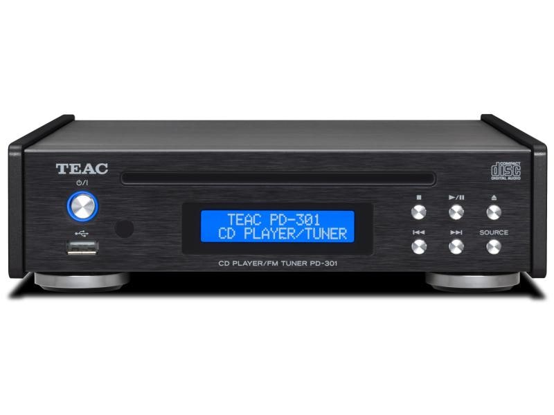 TEAC CD-Player/DAB -Tuner PD-301DAB-X-S Schwarz CD-/Medienplayer und DAB-UKW-Radio für die 301 Reference-Serie