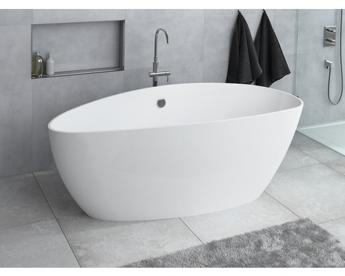 Ovaal bad Ria R 71 x 156 cm wit glad 625280062103