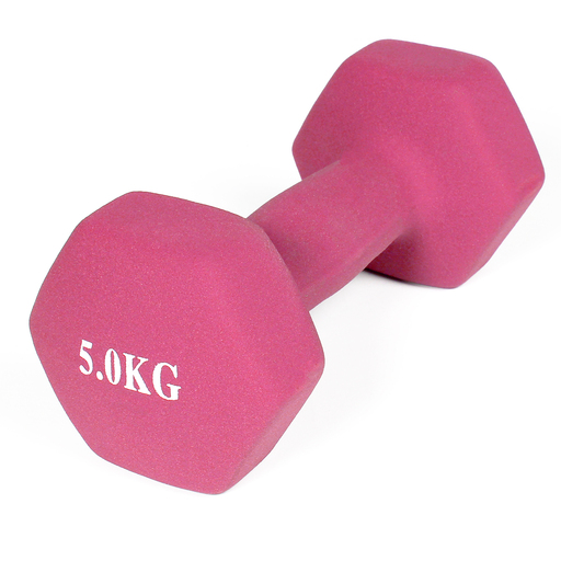 Halteres revestidos de neoprene (conjunto de 2) 5 kg Gladiatorfit