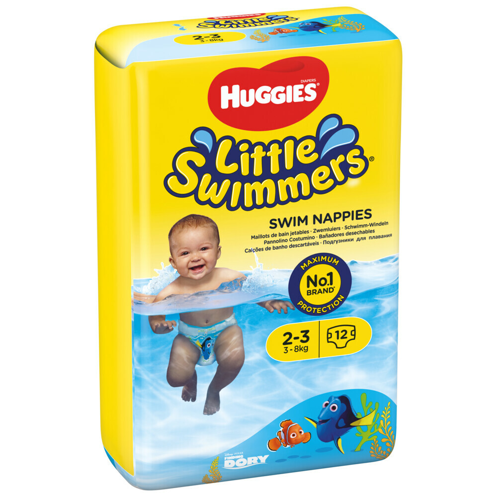 Huggies Little Swimmers maat 2-3 (3-8 kg)12 stuks