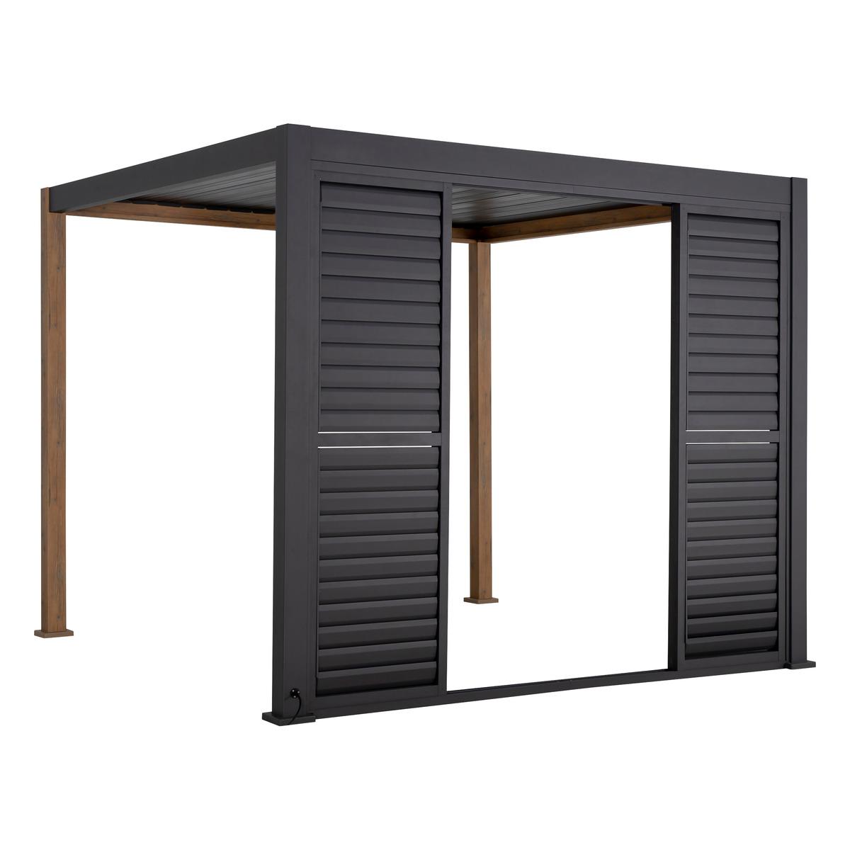 PERSIENNE COULISSANTE EVORA COTE 3.6M GRAPHITE