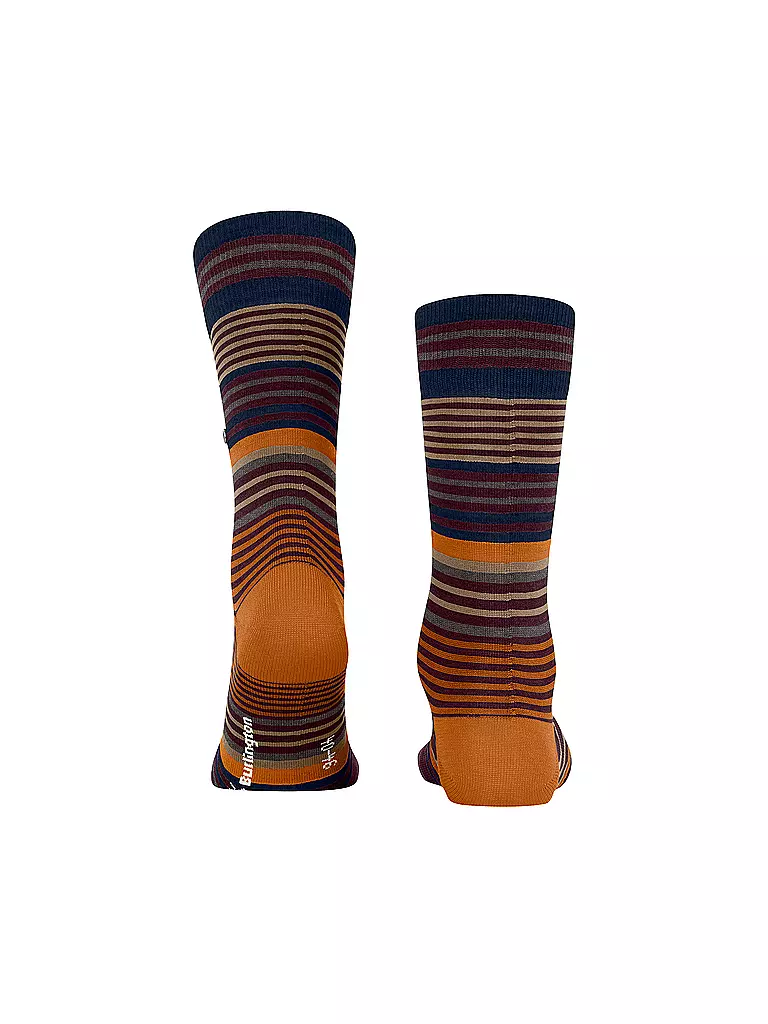 BURLINGTON Herren Socken STRIPE 40-46 henna braun
