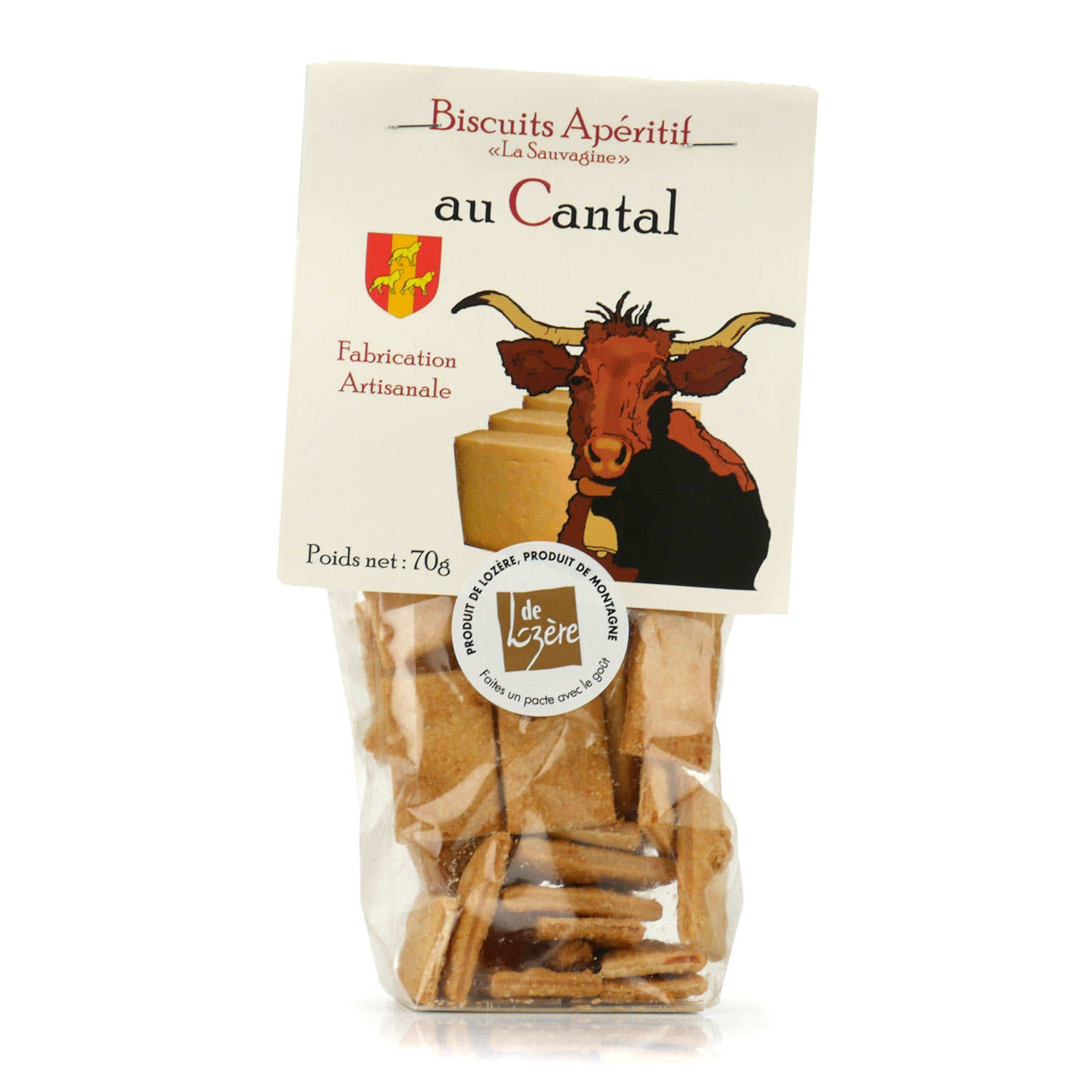 Biscuits apéritif au Cantal