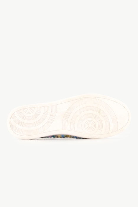 Raffia-Sneaker, Materialmix, Wechselfußbett, Weite H