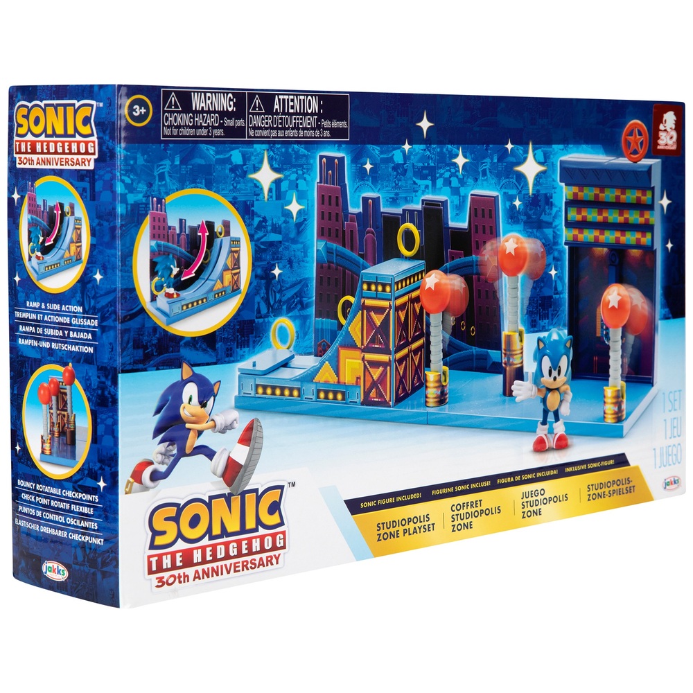 Sonic The Hedgehog 6,35 cm Studiopolis Zone Spielset