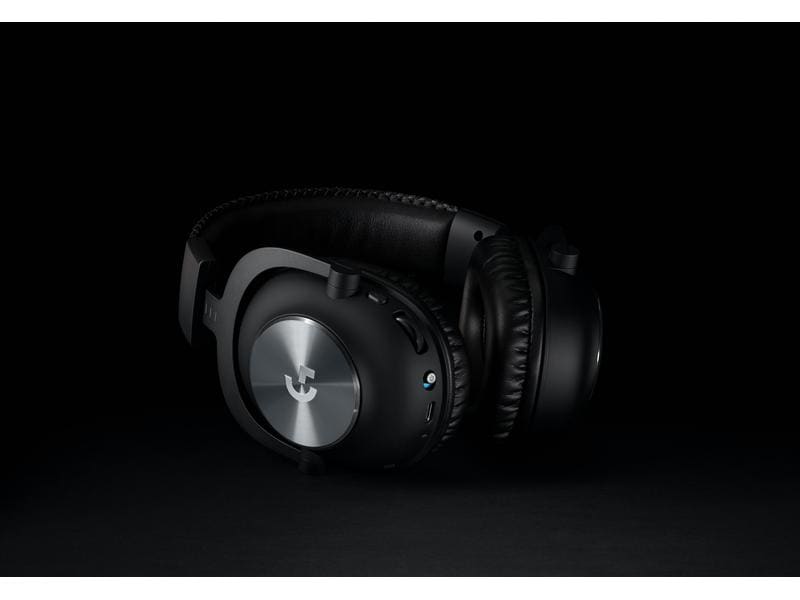 Logitech Headset G Pro X Wireless Lightspeed Gaming Schwarz Kabelloses Over-Ear-Headset mit Surround-Sound