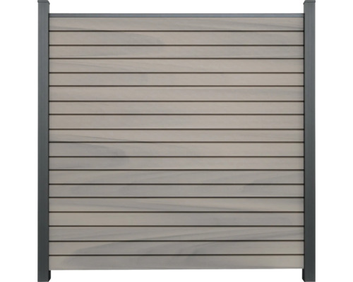 Hoofdelement GroJa Rhombus plug-in systeem zonder palen 180 x 180 cm bi-color co-extruded