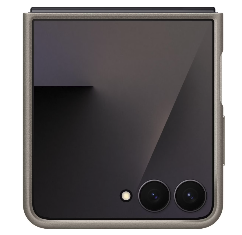 Galaxy Z Flip7 Kindsuit Leder Backcover Hardcase Hülle (EF-VF766PJEGWW) - Taupe