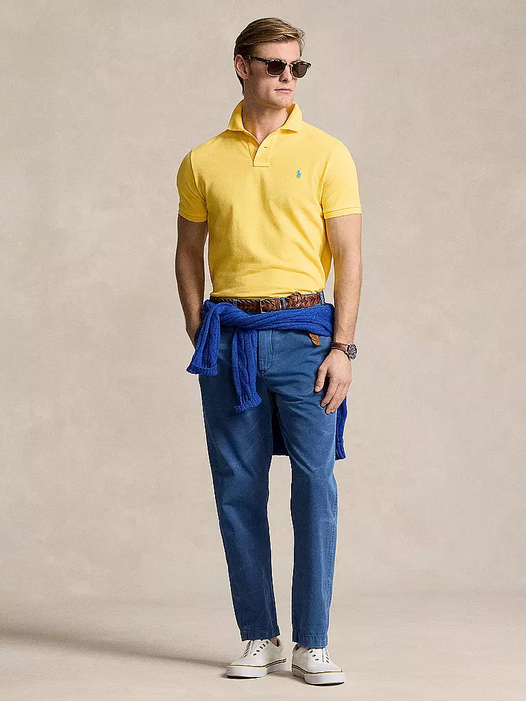POLO RALPH LAUREN Poloshirt Custom Slim Fit gelb
