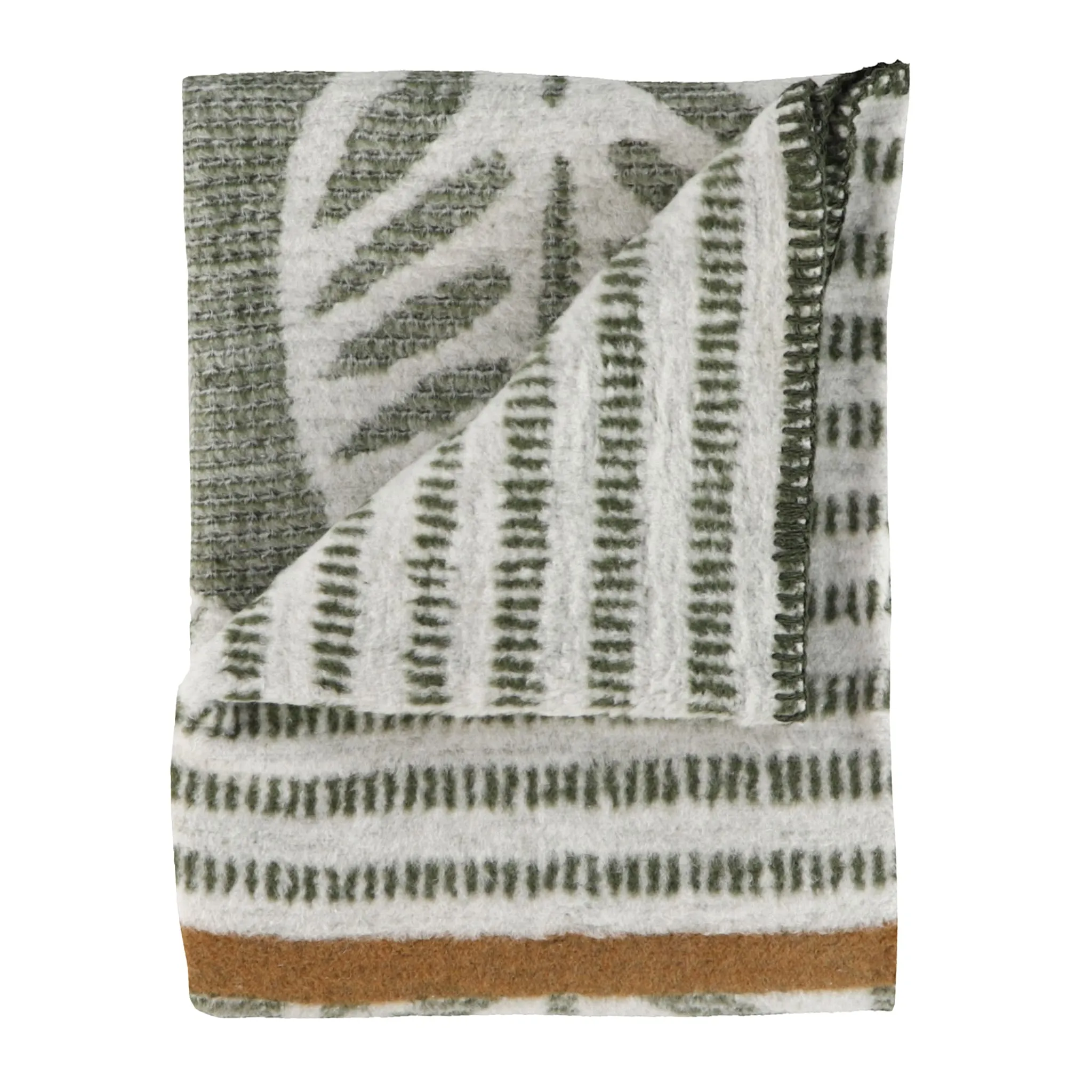 Origami Maison Couverture Jacquard Tropical