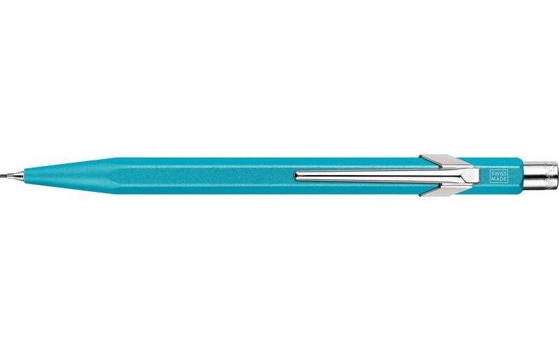 Druckbleistift 844 Colormat-X 0.7 mm TürkisblauBleistift mit Metalletui