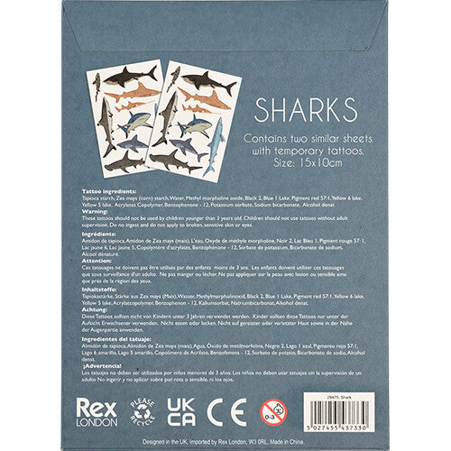 Rex london tattoos sharks