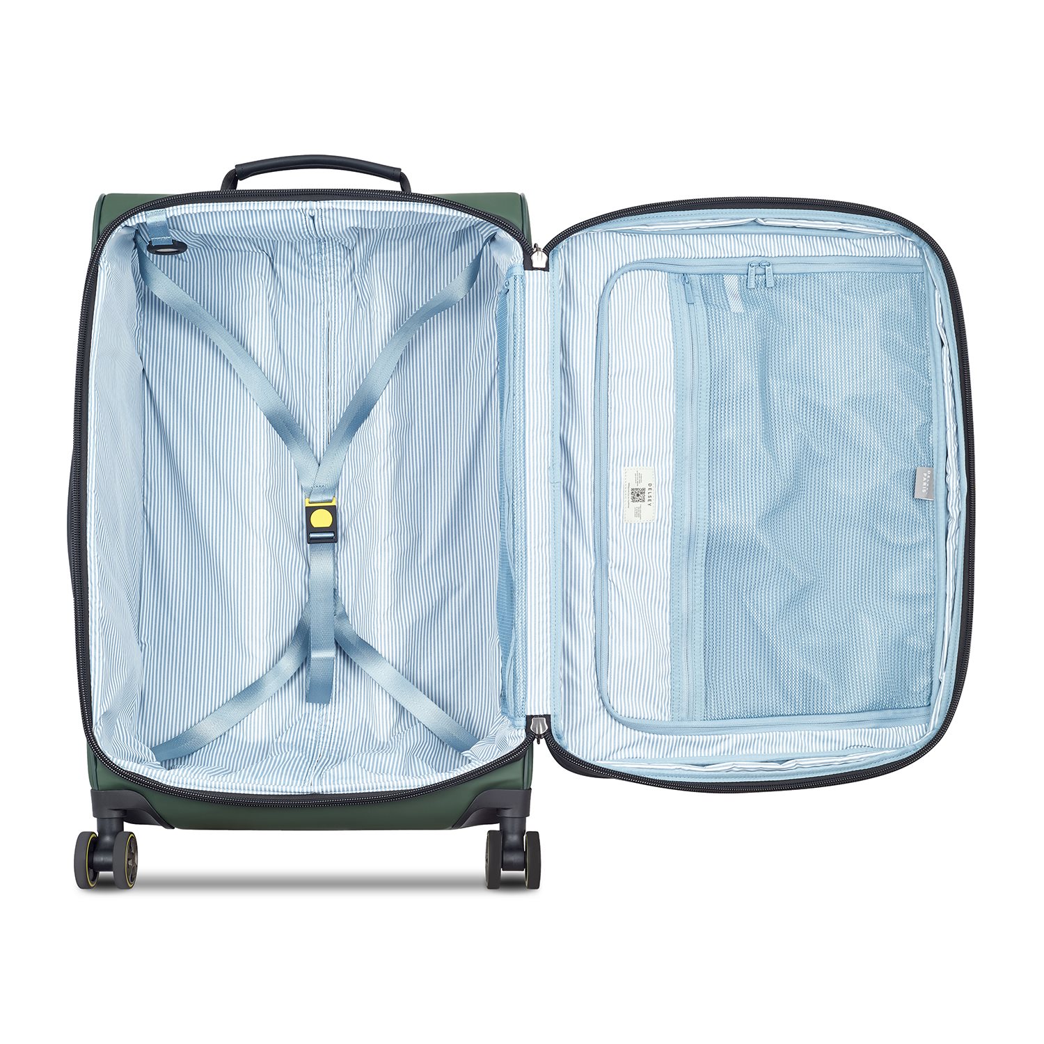 Delsey Turenne Soft Trolley M Expandable dark green