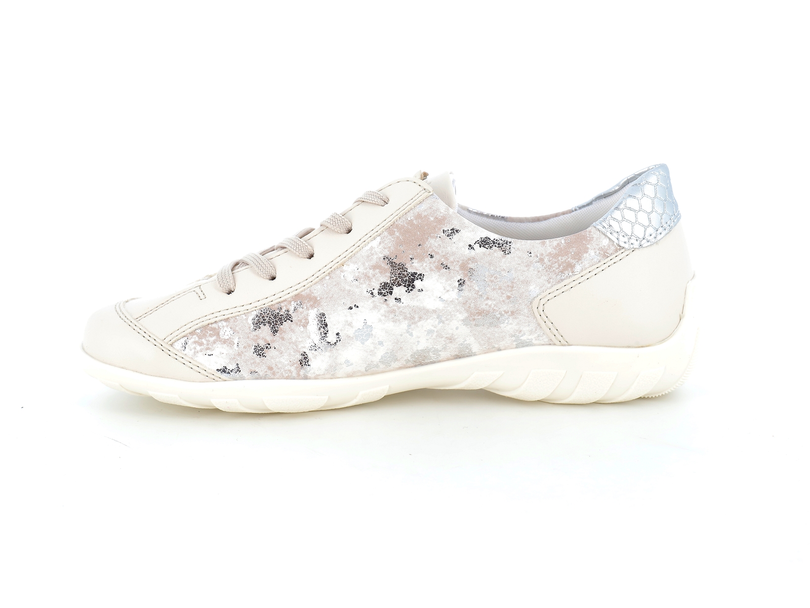 Remonte-R3407 Cuir Beige Metal