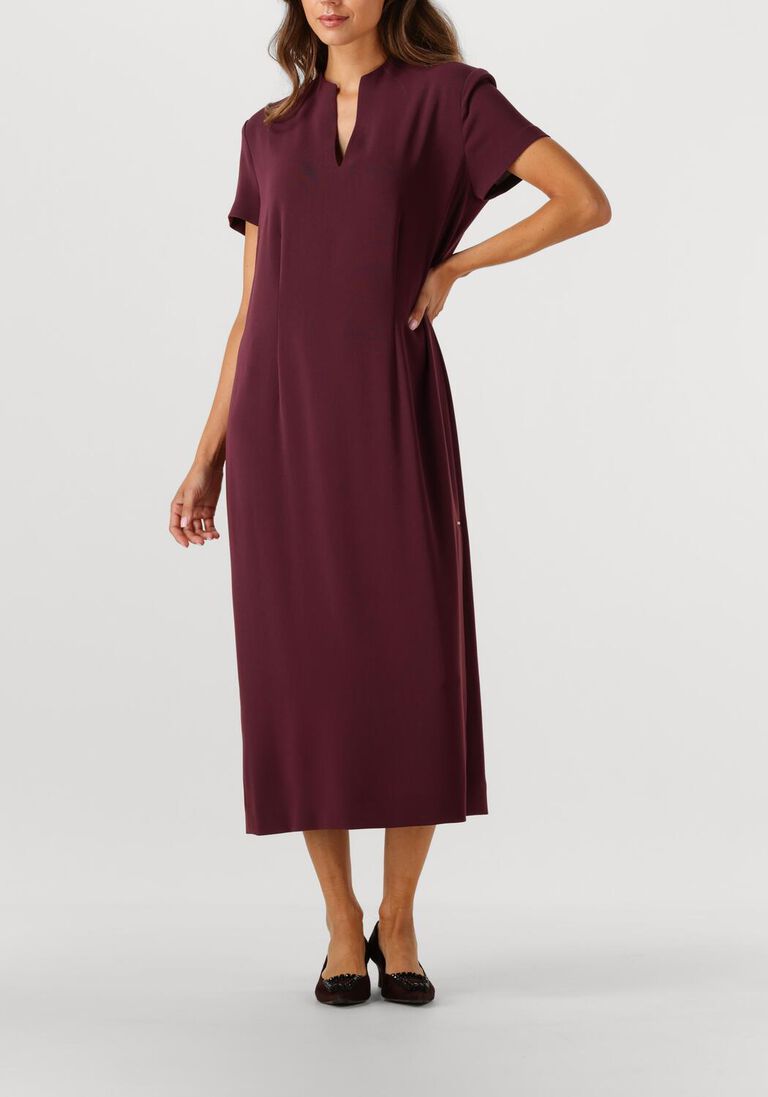 bordeaux riani midi jurk 576370-4434