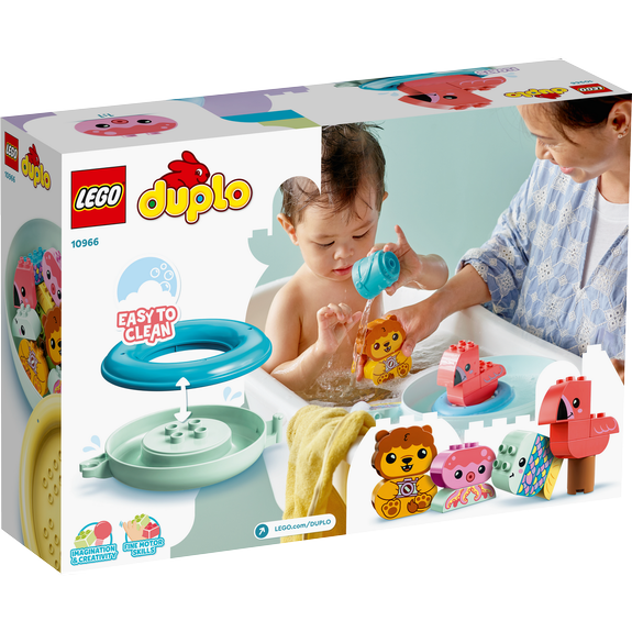 Jouet de bain - l’île flottante des animaux LEGO Duplo 10966