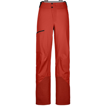Ortovox 3L Ortler Hardshell Hose Sunset Orange Damen