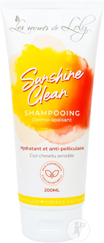 Les Secrets de Loly Sunshine Clean Shampoing Dermo-Apaisant Cuir Chevelu Sensible 200ml