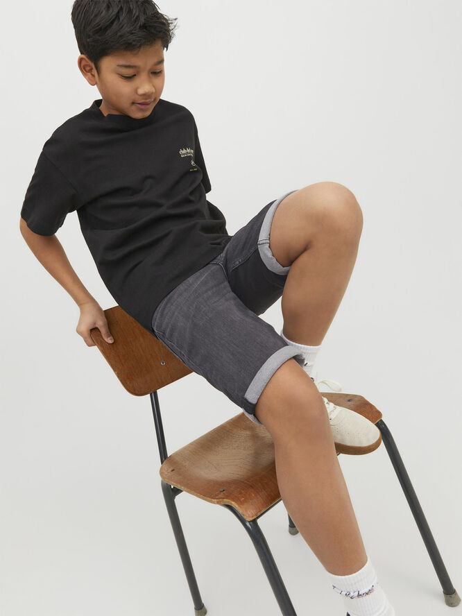 Jack & Jones JJIRICK JJIORG SHORTS GE 612 I. K SN Black denim