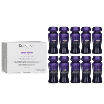 Kerastase Fusio-Dose Concentre H.A Ultra-Violet (For Lightened, Highlighted Cool Blonde Hair)  10x12ml/0.4oz