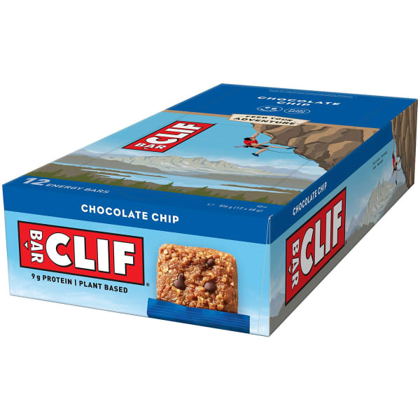 Barres énergétiques CLIF BAR CHOCOLATE CHIP PACK UNICOLORE