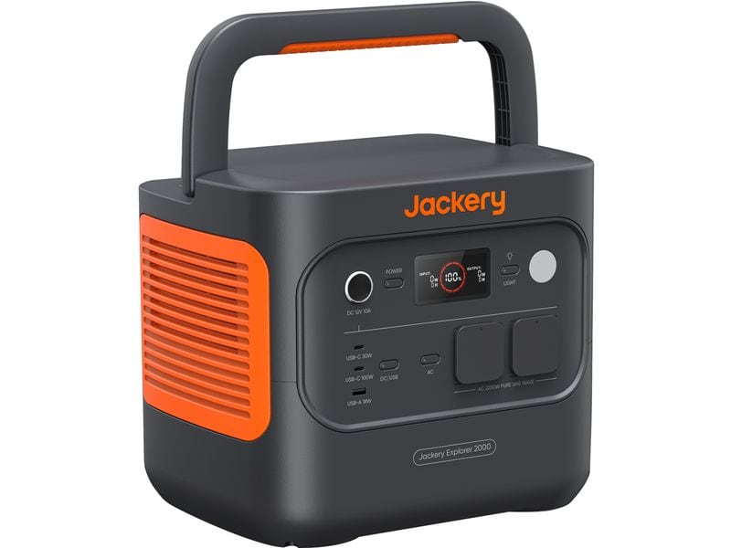 Jackery Power Station Explorer 2000 V2 EU 2.042 Wh Tragbares Kraftwerk