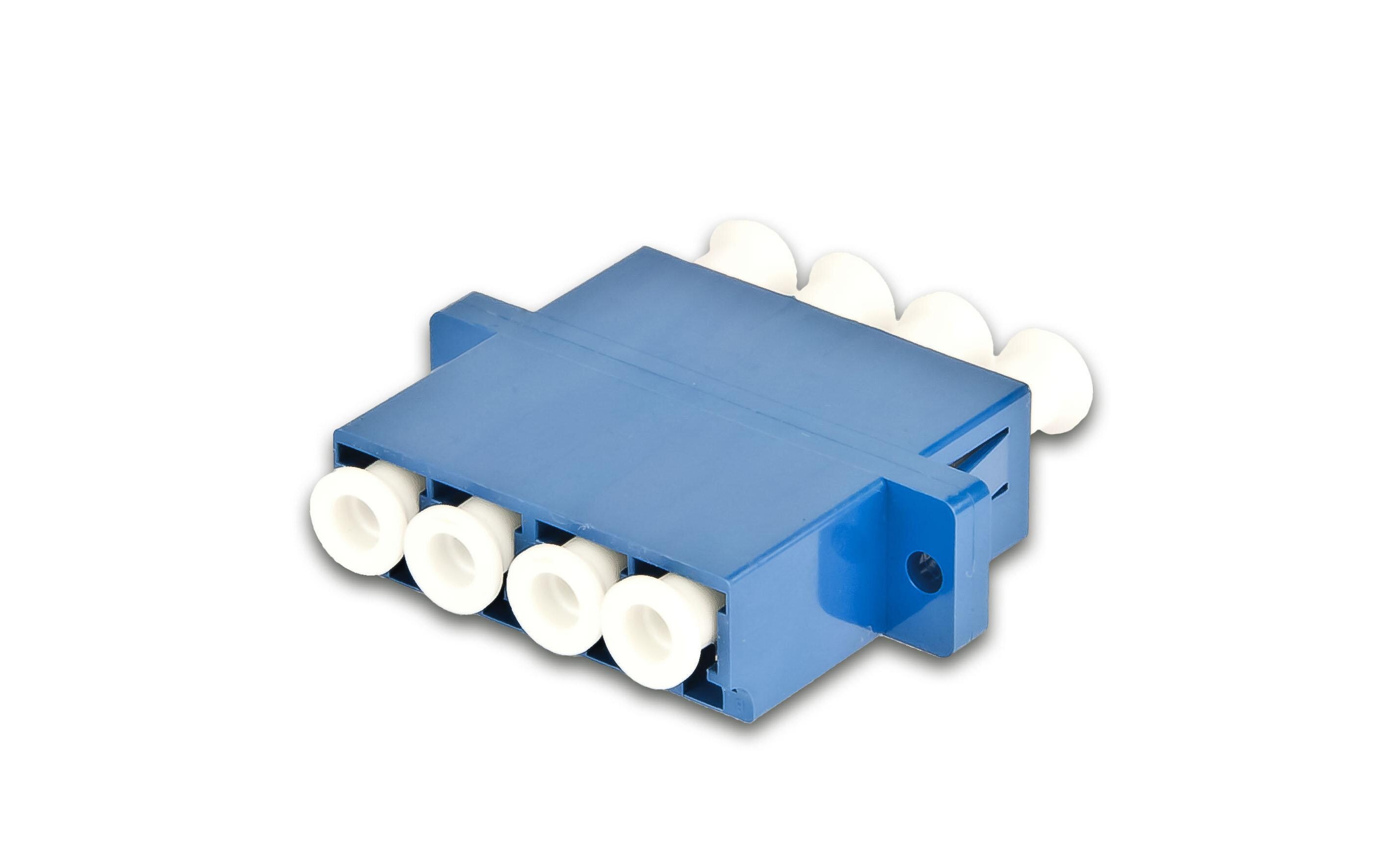 LWL-Kupplung Singlemode LC – LC, OS2, 4-FasernQuad-LWL-Kupplung