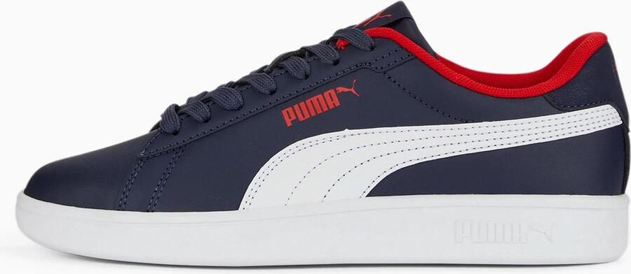Puma Smash 3.0 sneakers donkerblauw wit rood