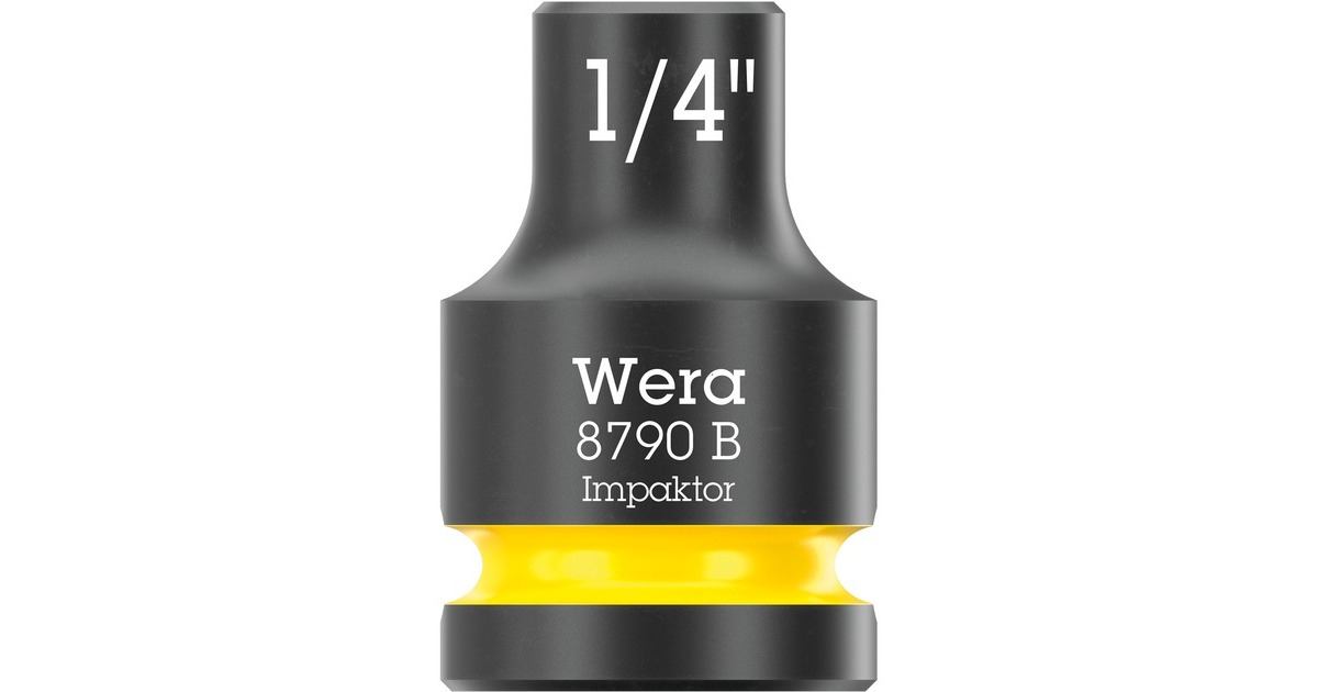 Wera9608 Dop-magneetstrip B Impaktor Imperial 1 dopsleutel  (Zwart/groen, 9‑delig)