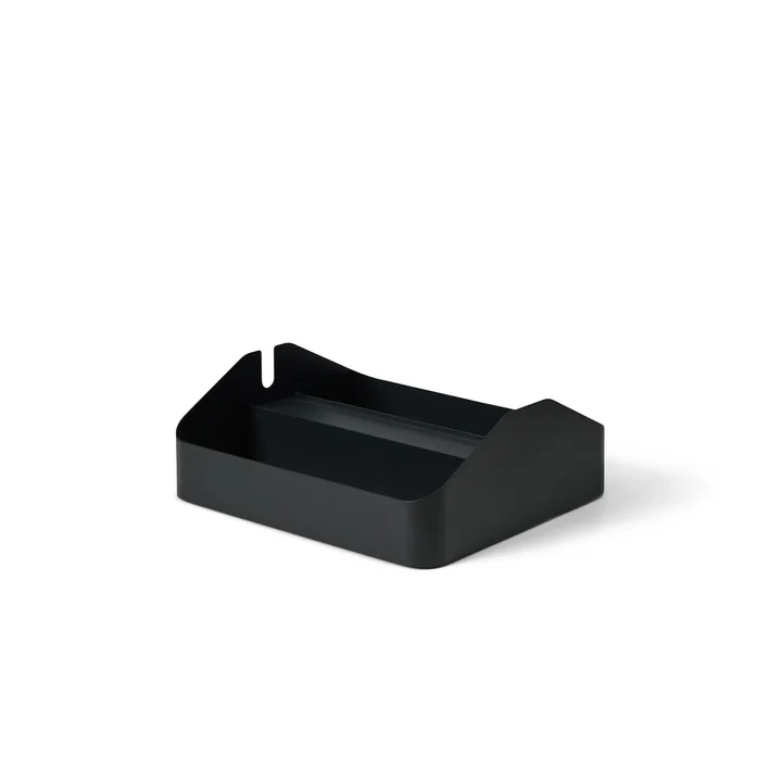 Pedestal - Power Tray double, 25,5 x 27,5 cmm, charcoal