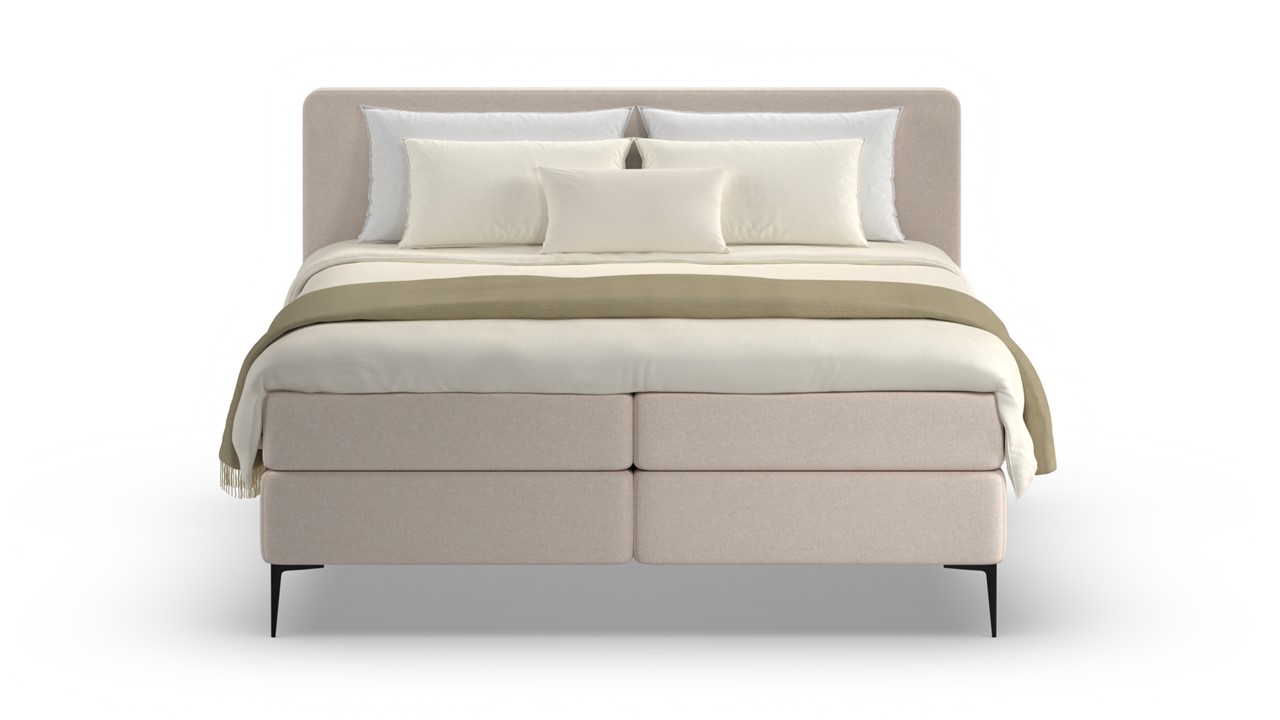 Boxspring Glade - Warm wool beige