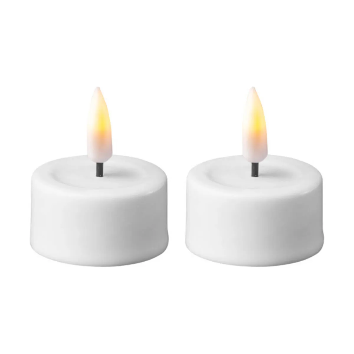 Deluxe Homeart Real Flame LED Fyrfadslys - 2 stk.