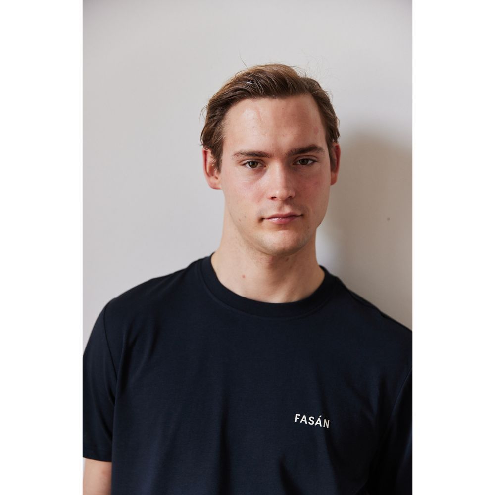 T-Skjorte Herre Navy