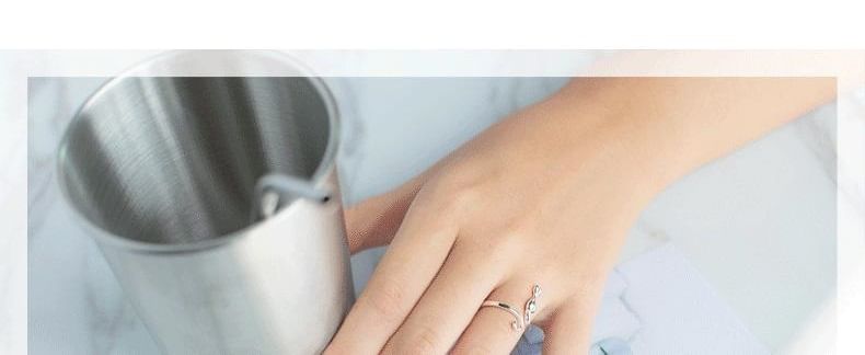 A'ROCH - 925 Sterling Zilveren Kat Open Ring