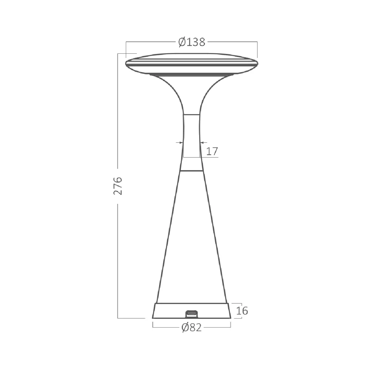 BRAYTRON Lampe de table 3W 300lm - Vert