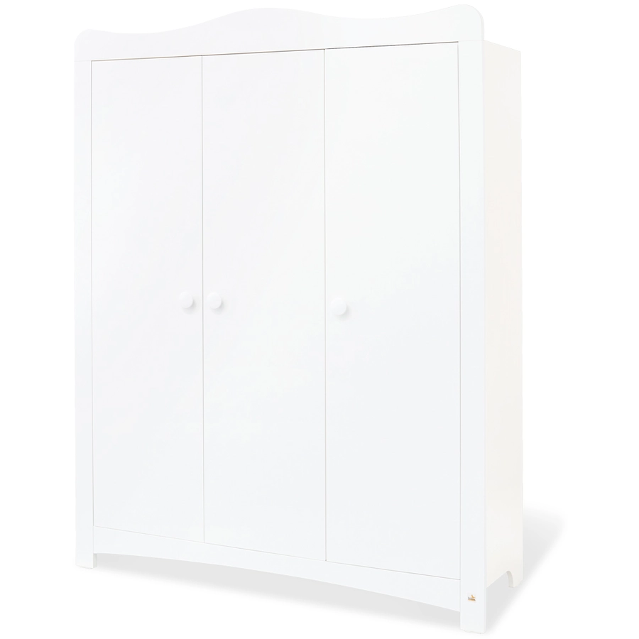Pinolino Kinderzimmer Florentina 3 türig, extrabreite Kommode, mit Bett 60 x 120 cm
