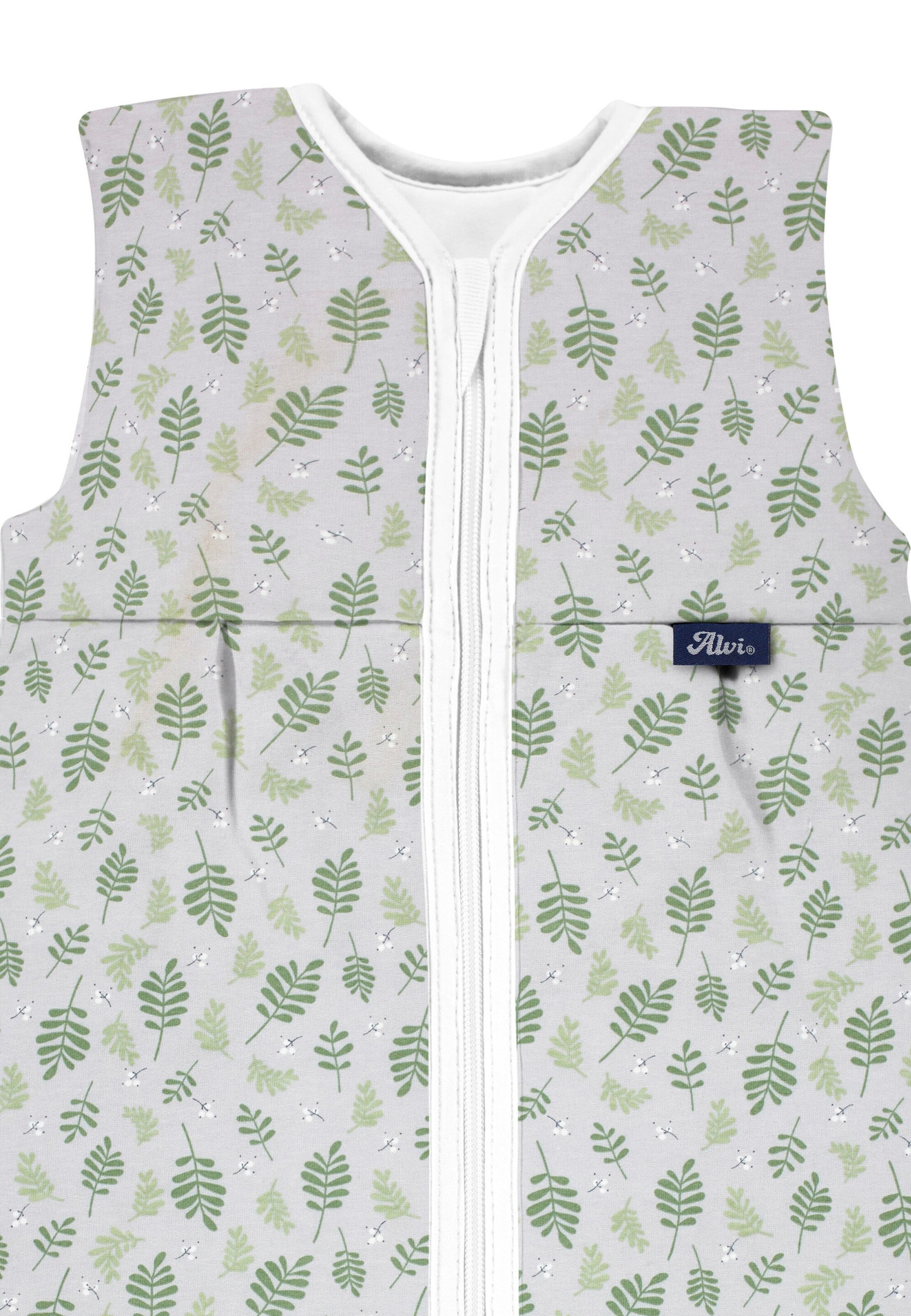 Alvi Kugelschlafsack Mäxchen Light (BIO Baumwolle) Drifting Leaves