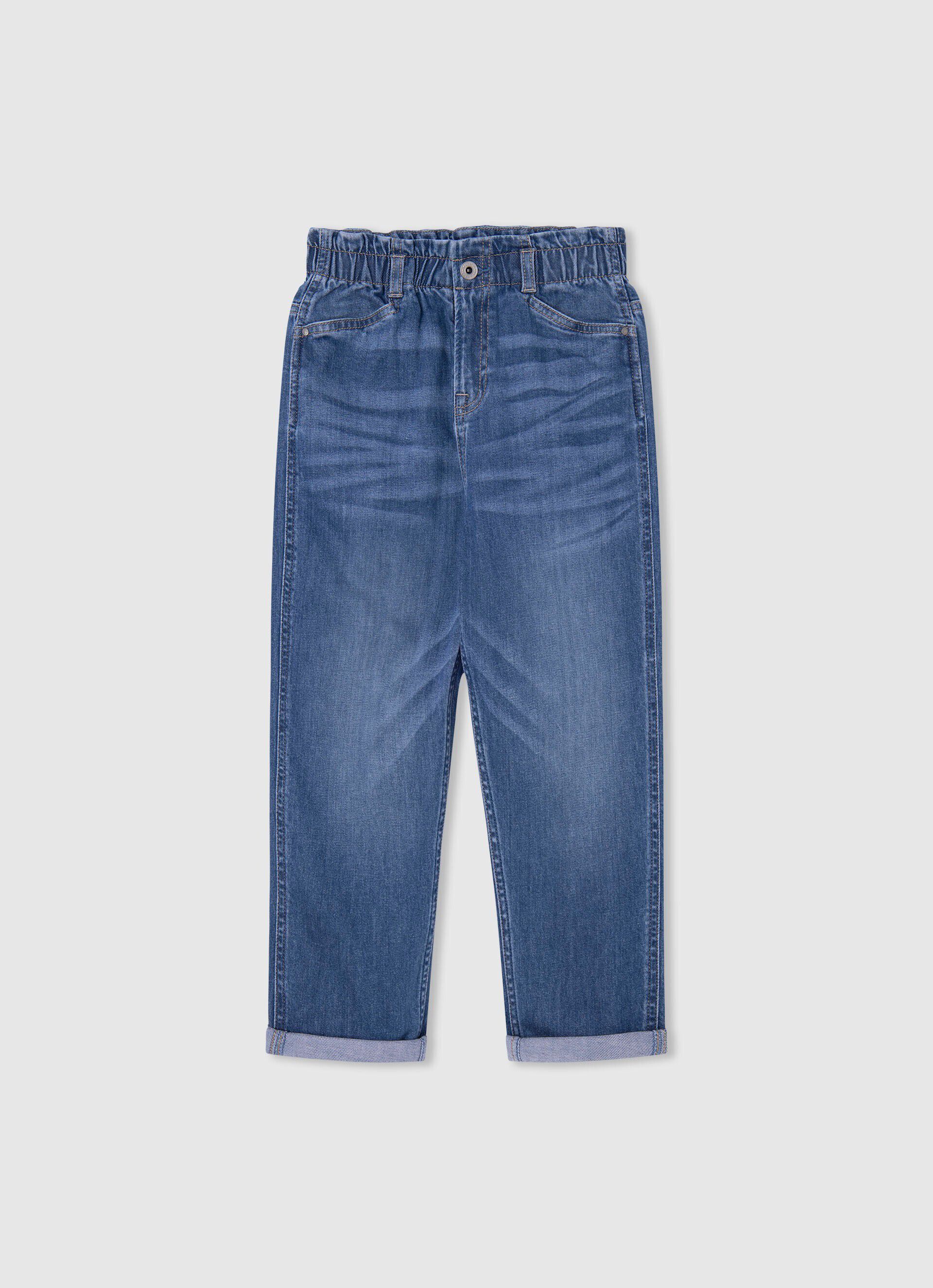 Calça jeans Reese Fit Taper Tiro Alto - jeans