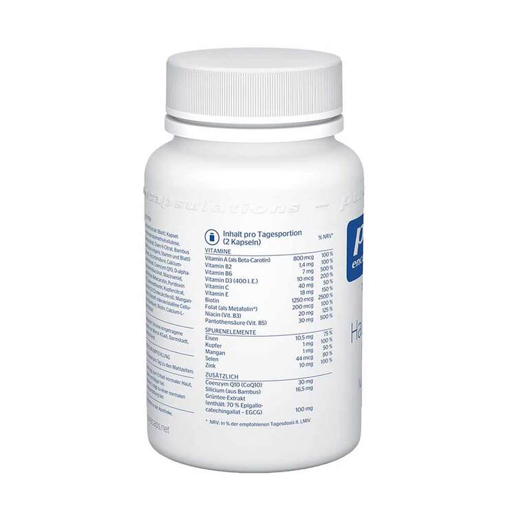 Pure Encapsulations Haut-Haare-Nägel Nutrikosmetik Kapseln, 180 St