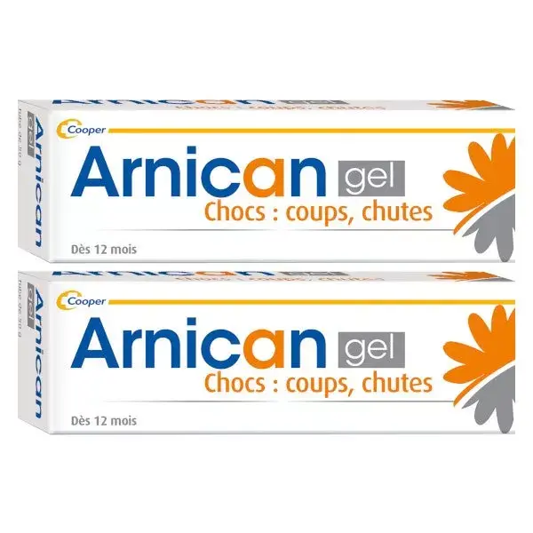 Gel de Arnican para Hematomas e Inchaços, Pacote com 2 x 50g