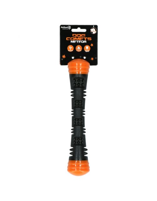 Dog Comets Meteor Werpstok Oranje&Zwart - Hondenspeelgoed