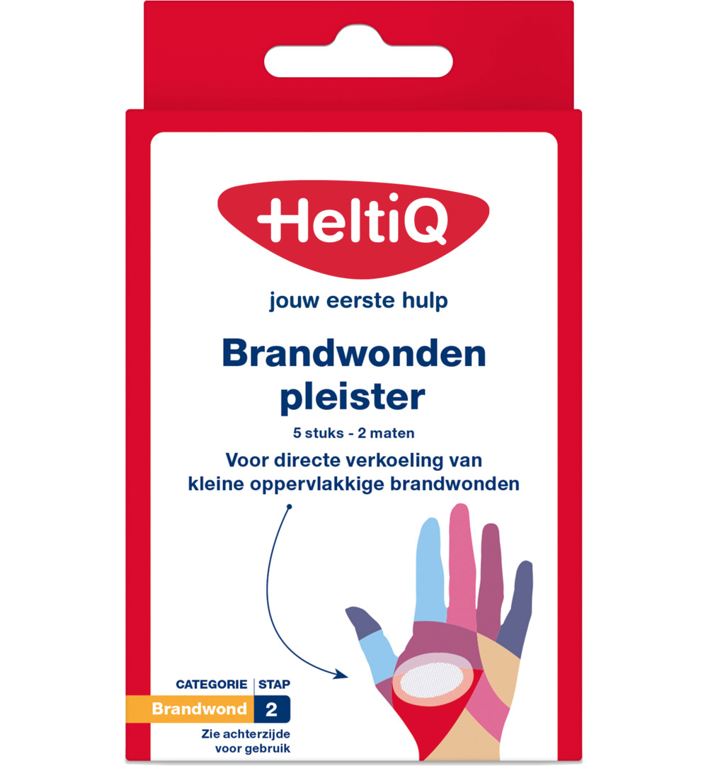 HeltiQ Brandwonden pleister (5 stuks)