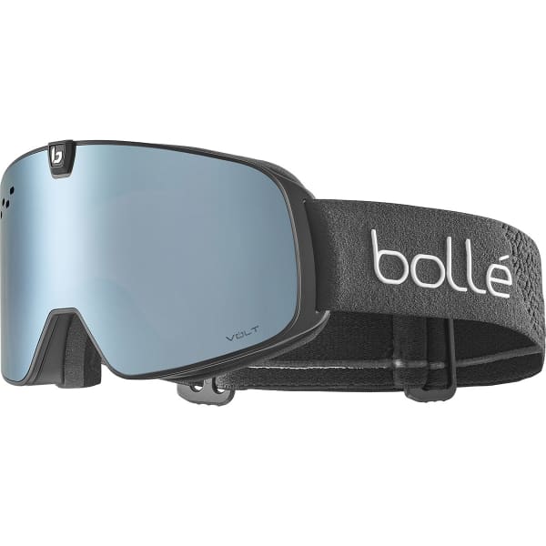 Masque de ski BOLLE NEVADA NEO BLACK MATTE/VOLT ICE BLUE CAT 3 & LIGHT VERMILLON BLUE
