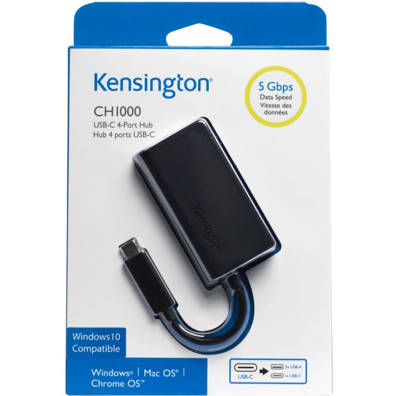 Kensington CH1000 Hub 4 ports USB-C