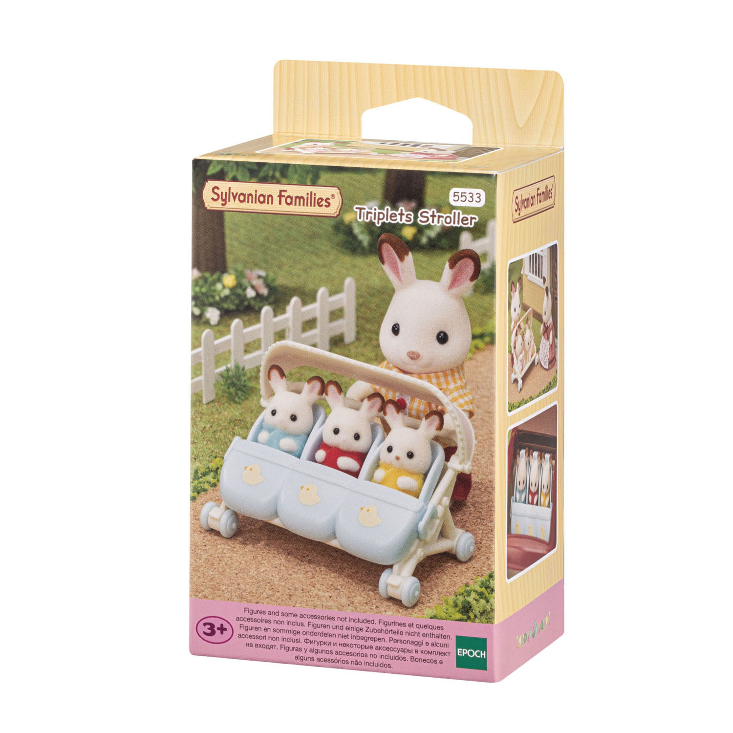 Sylvanian Families 5533 Wandelwagen Drieling