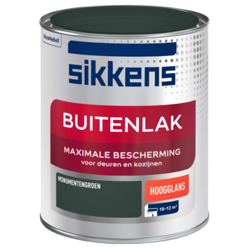 Sikkens buitenlak hoogglans Monumentengroen 750 ML