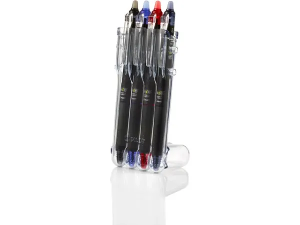 Pilot FriXion Point Clicker 0,5 mm - med 4 stk. ass. farver
